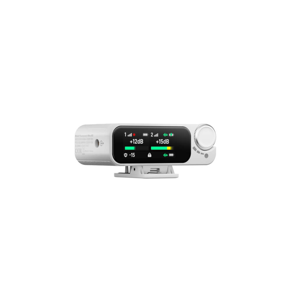 Радиосистема Saramonic Ultra 04 (TX+TX+RX) приёмник + 2 передатчика универсальная с петличками, бела