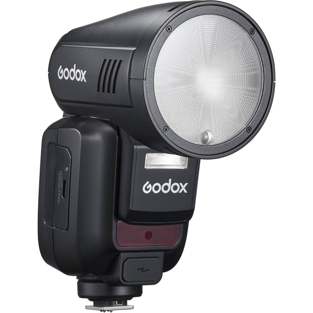 Вспышка накамерная Godox V100C TTL с круглой головкой для Canon