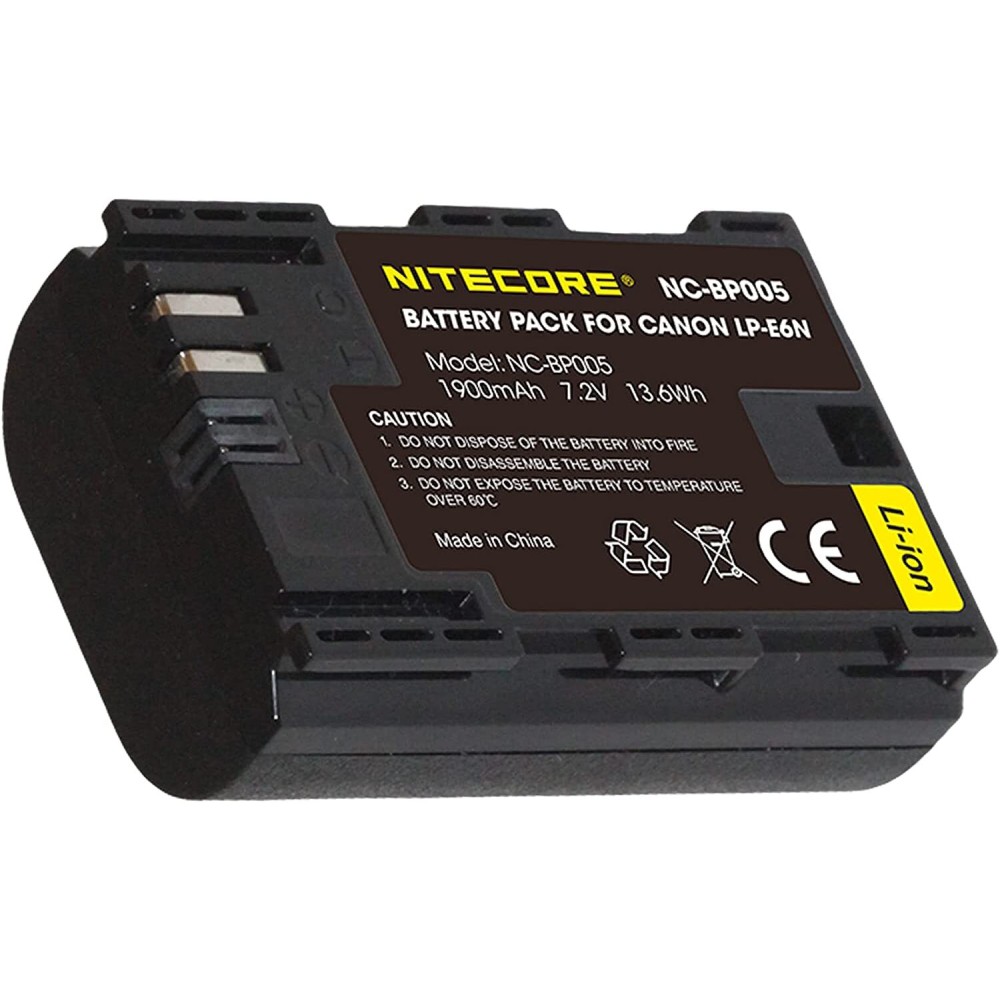 Аккумулятор Nitecore NC-BP005 аналог Canon LP-E6N
