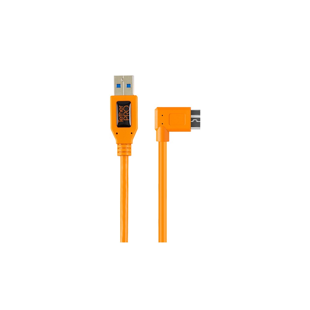 Кабель Tether Tools TetherPro USB 3.0 to Micro-B Right Angle 50cm Orange [CU61RT02-ORG]