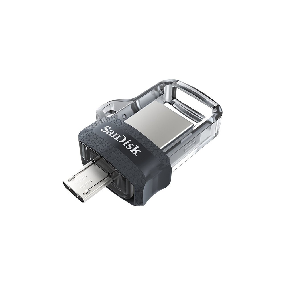 Флеш-накопитель SanDisk Ultra Dual Drive m3.0 USB-A/Micro B 256GB, R 130 МБ/с