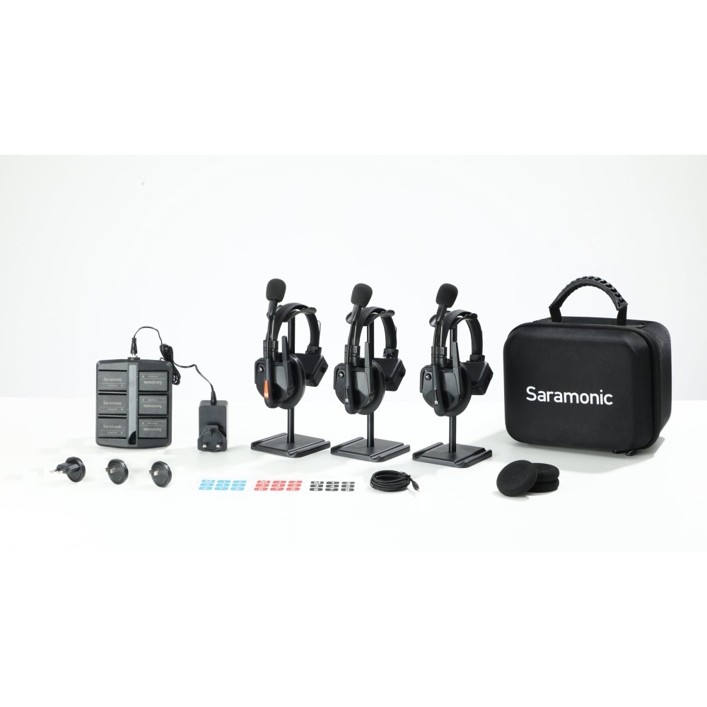 Интерком система Saramonic WiTalk9 WT3S 3 гарнитуры в комплекте