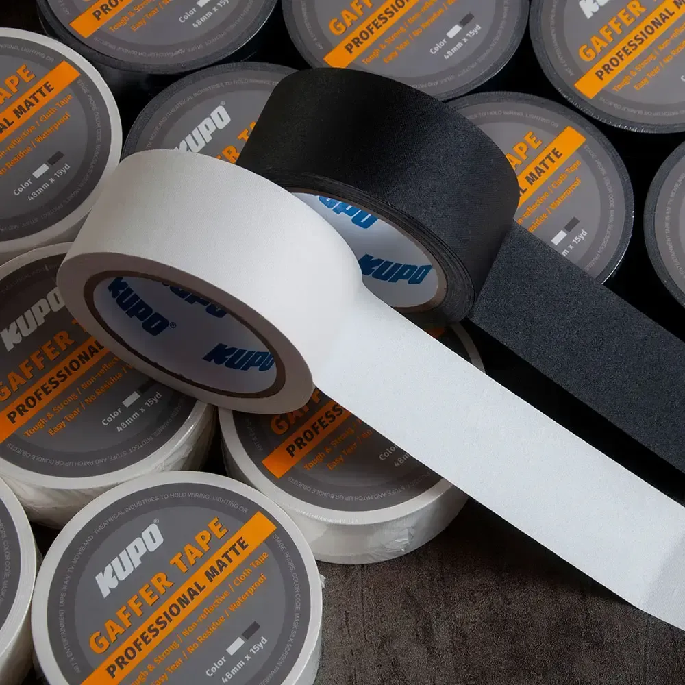 Лента клейкая Kupo GTM-515B Gaffer Tape 48 мм черная матовая