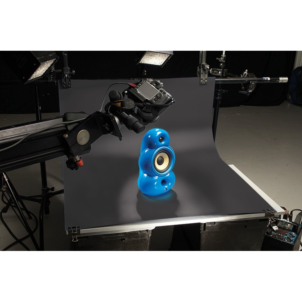 Фон ПВХ матовый Colormatt LL CO9700 Background PVC 100 х 130 см. Coal