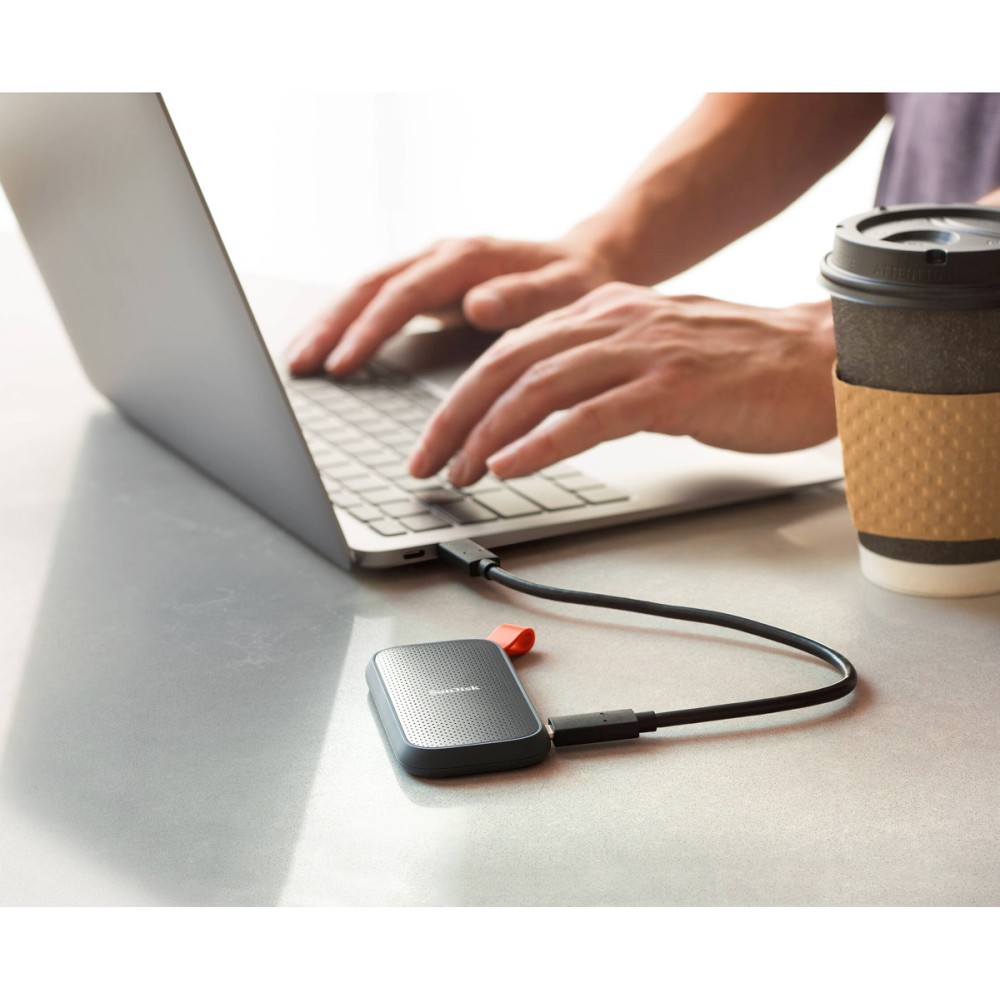 Внешний накопитель SanDisk Portable SSD (Updated Firmware) USB 3.2 Gen2 Type-C 2TB, R 800 МБ/с