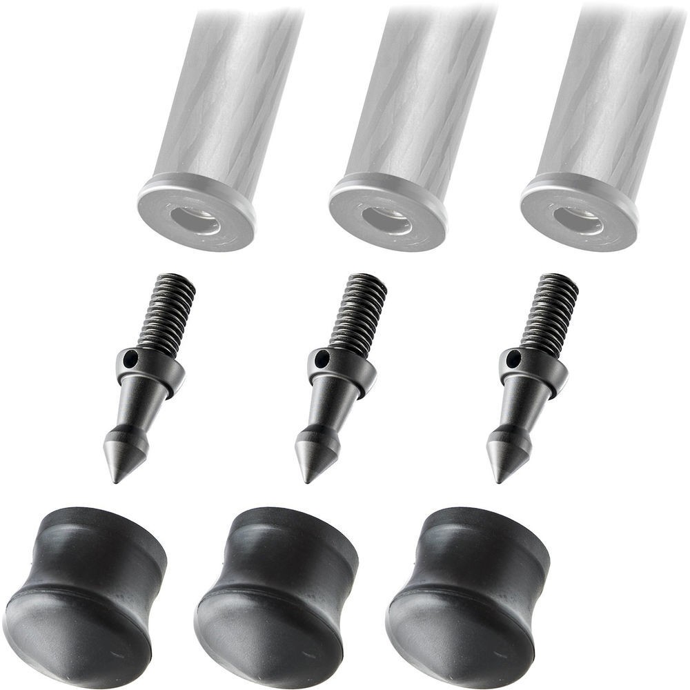 Ножки Gitzo GSF38S резиновые с шипом 38 мм 3 шт