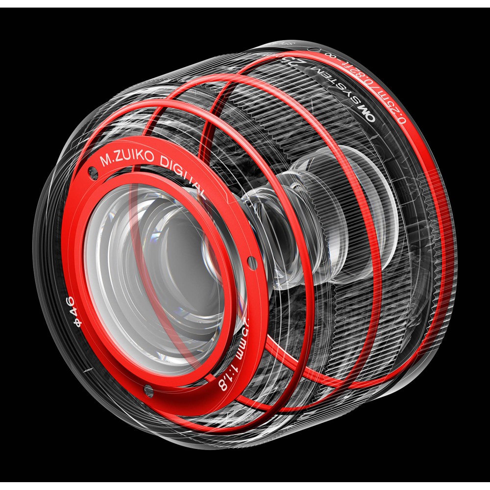 Объектив OM System M.Zuiko Digital 25mm F1.8 II черный