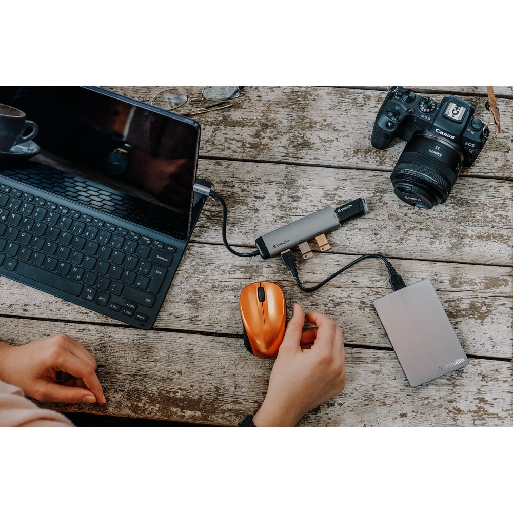 Флеш-накопитель Verbatim Metal Executive USB 3.2 Gen1 32GB R/W 80/25 МБ/с