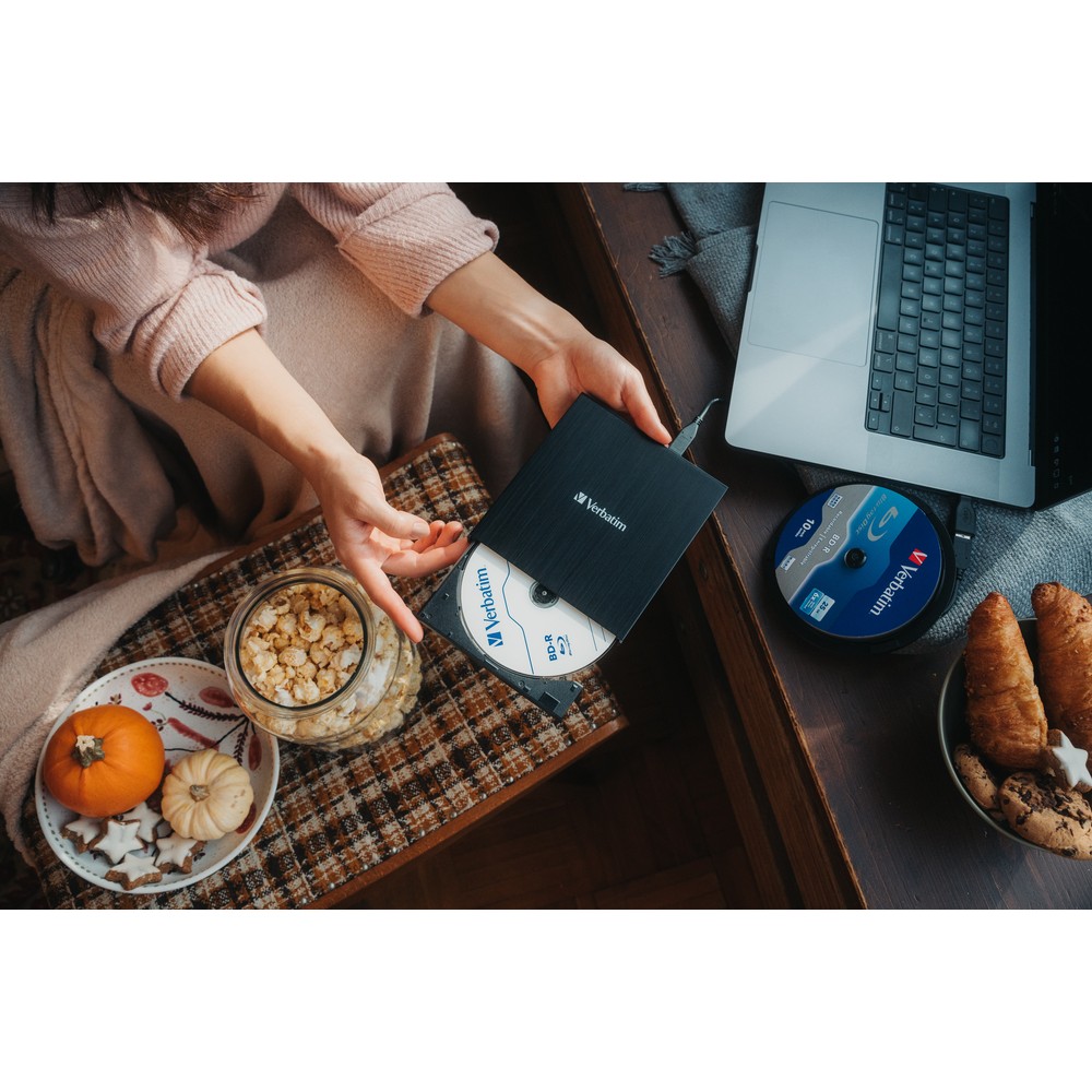 Привод внешний Verbatim Slimline Blu-ray Writer USB 3.2