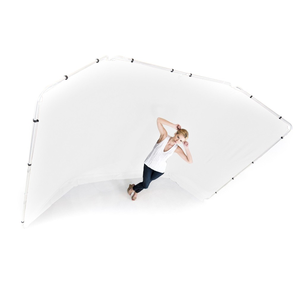 Фон панорамный Lastolite LL LB7623 белый (4x2,3м) с рамой