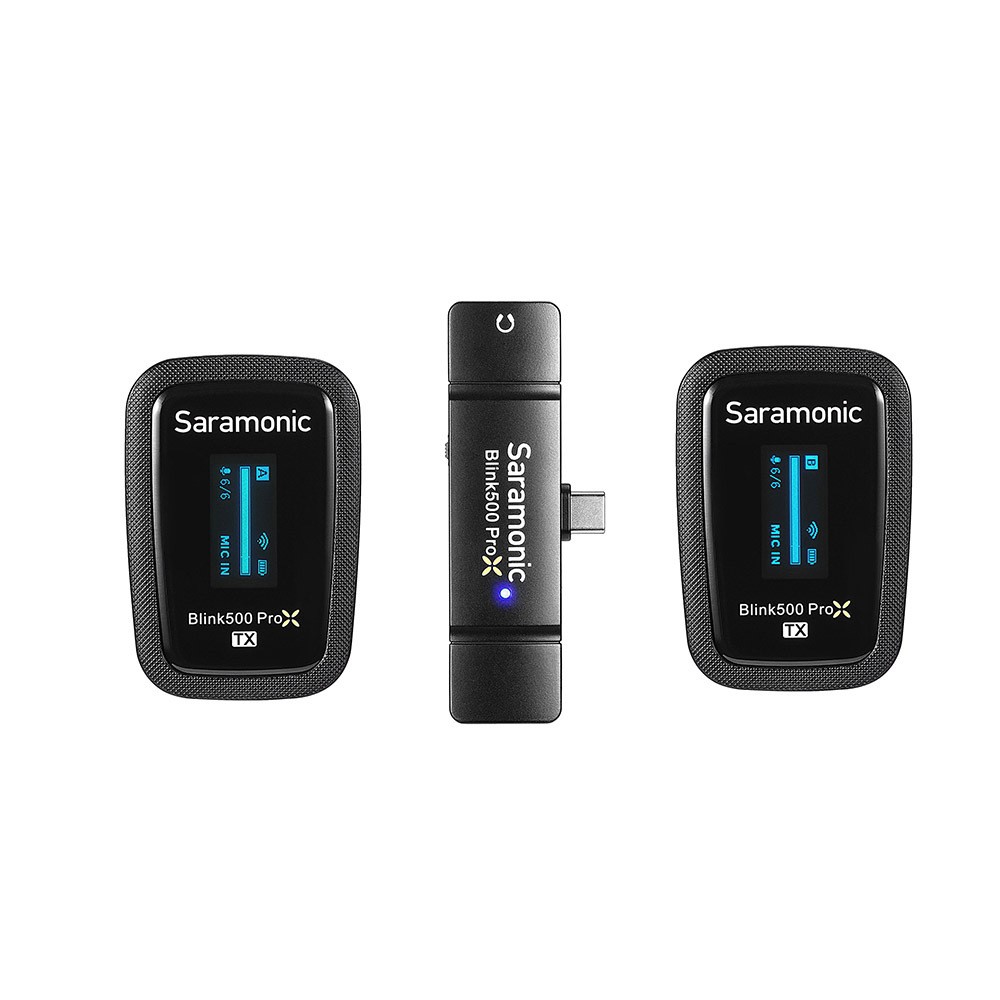 Радиосистема Saramonic Blink500 ProX B6 TX+TX+RX приемник + 2 передатчика, разъем USB-C