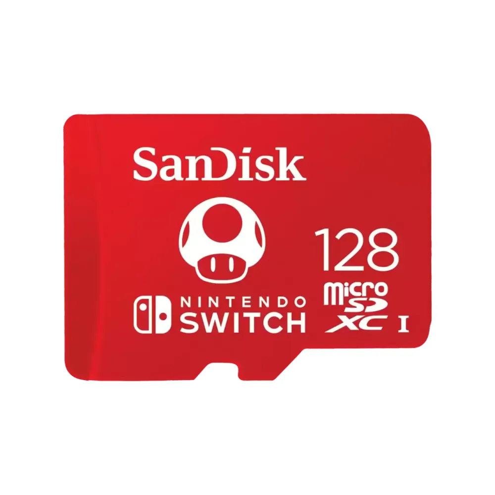 Карта памяти Sandisk Nintendo Switch microSDXC 128GB, UHS-I U3, R/W 100/90 МБ/с