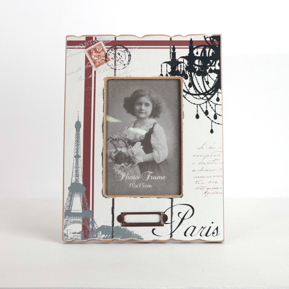 Фоторамка Innova Paris 10x15, МДФ/стекло, белый (PI04007)