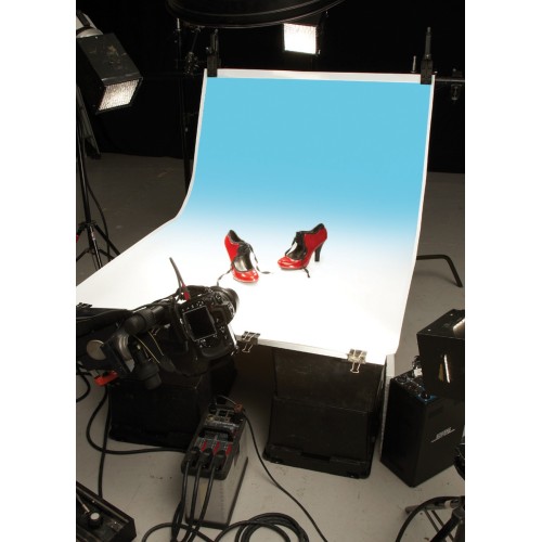 Фон ПВХ Colorgrad LL COGRAD316 1.1 x 1.7 м. White/Aqua