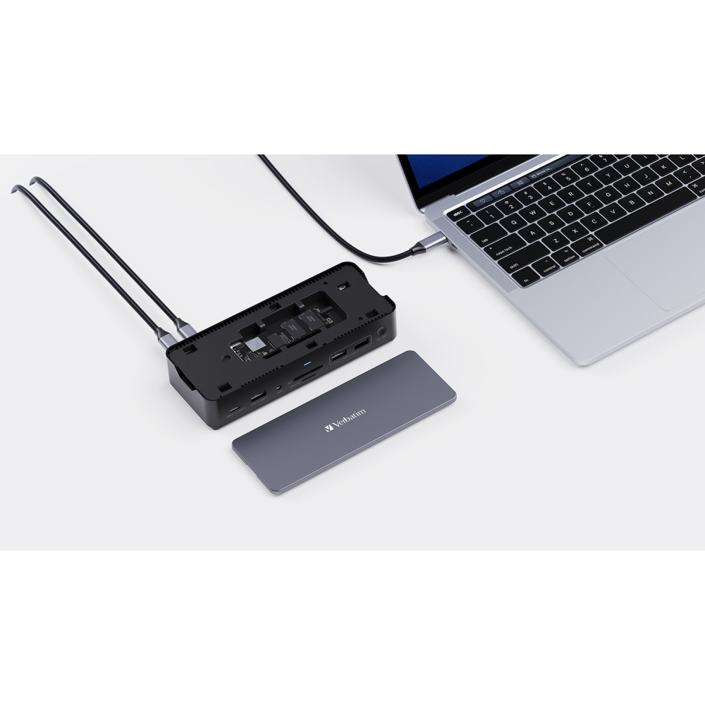 Док-станция Verbatim USB-C Pro Dock CDS-15SSD на 15 портов + 256GB Vi3000 SSD