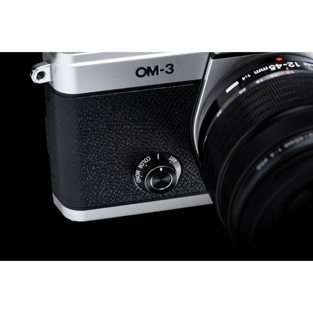 Фотоаппарат OM System OM-3 kit 12_45mm F4 Pro серебристый