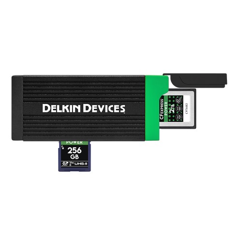 Кардридер Delkin Devices USB 3.2 CFexpress Type B / SD UHS-II Card Reader