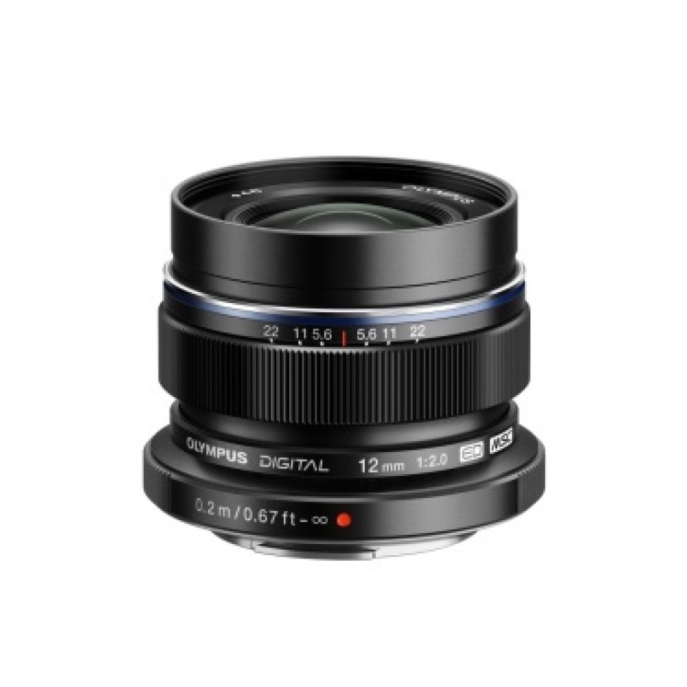 Объектив Olympus M.Zuiko Digital ED 12mm F2.0 черный
