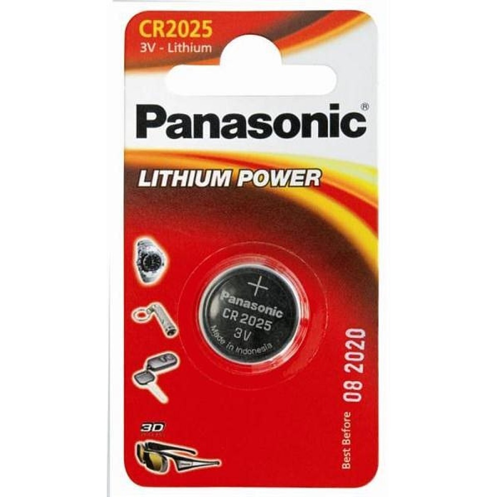 Батарейка Panasonic Lithium Power CR-2025 литиевая 1 шт