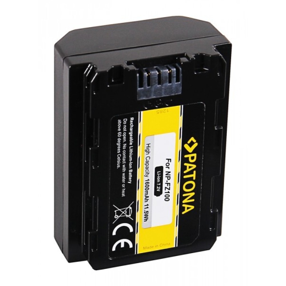 Аккумулятор Patona Protect аналог Sony NP-FZ100