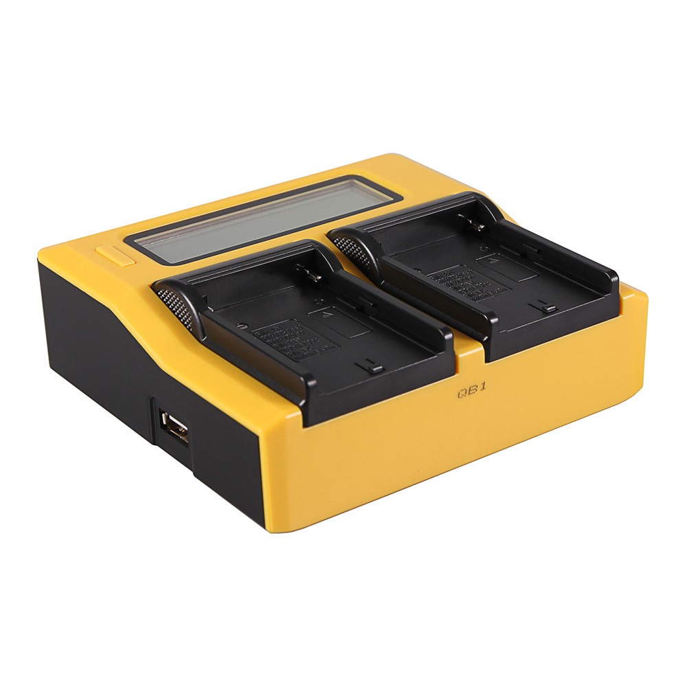 Зарядное устройство Patona Dual LCD USB для 2х аккумуляторов Sony NP-F970