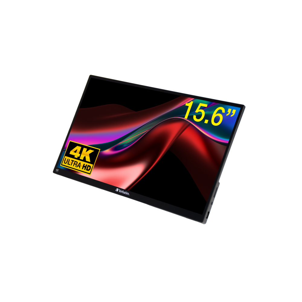 Портативный сенсорный монитор Verbatim Portable Touchscreen Monitor 15.6" Ultra HD 4K
