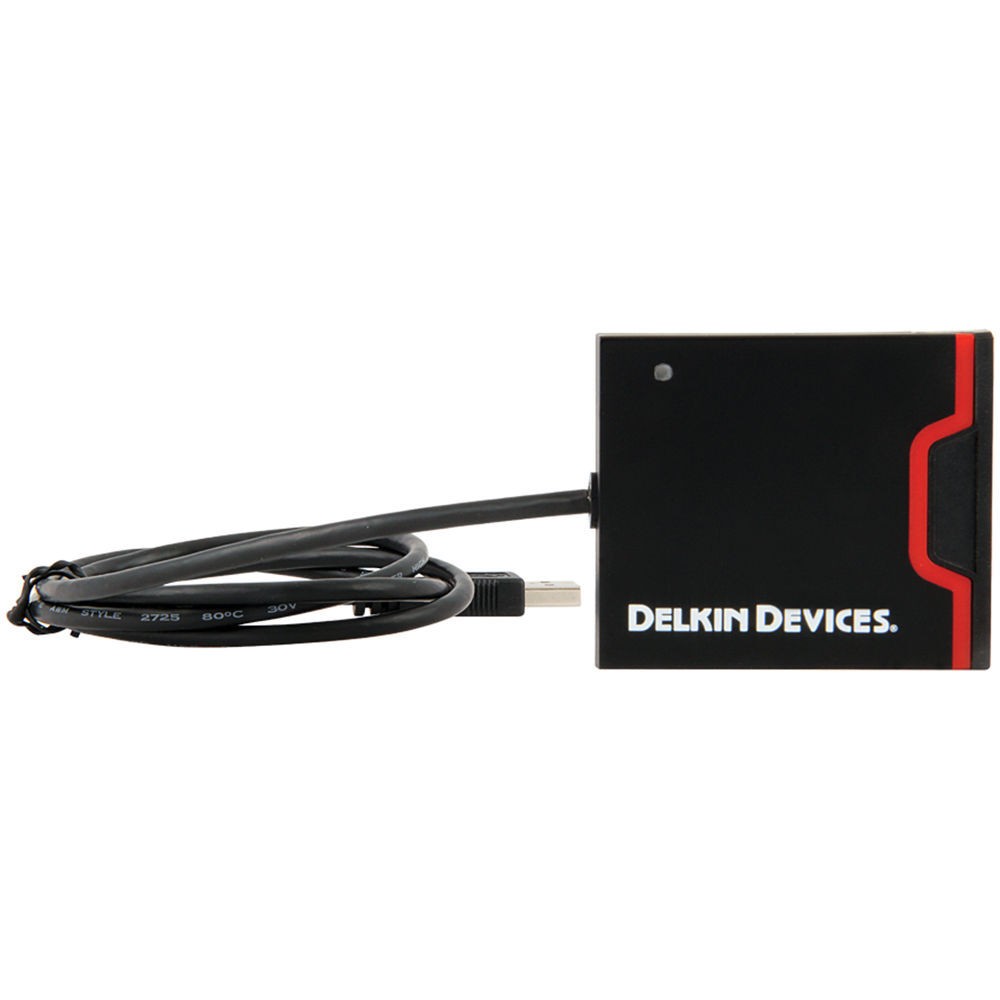 Кардридер Delkin Devices USB 3.0 Dual Slot SD UHS-II/CF UDMA7 Reader