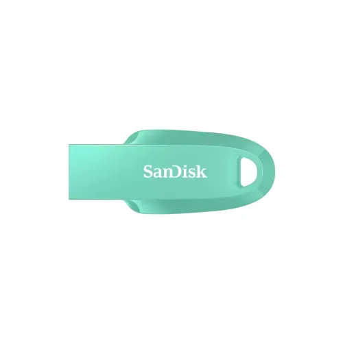 Флеш-накопитель SanDisk Ultra Curve USB 3.2 Gen1 128GB, R 100 МБ/с зеленый