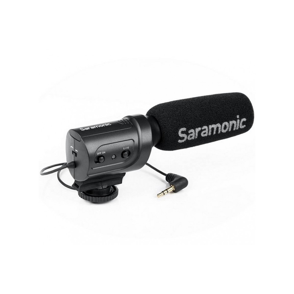 Микрофон накамерный Saramonic SR-M3 направленный, разъем 3,5 мм TRS
