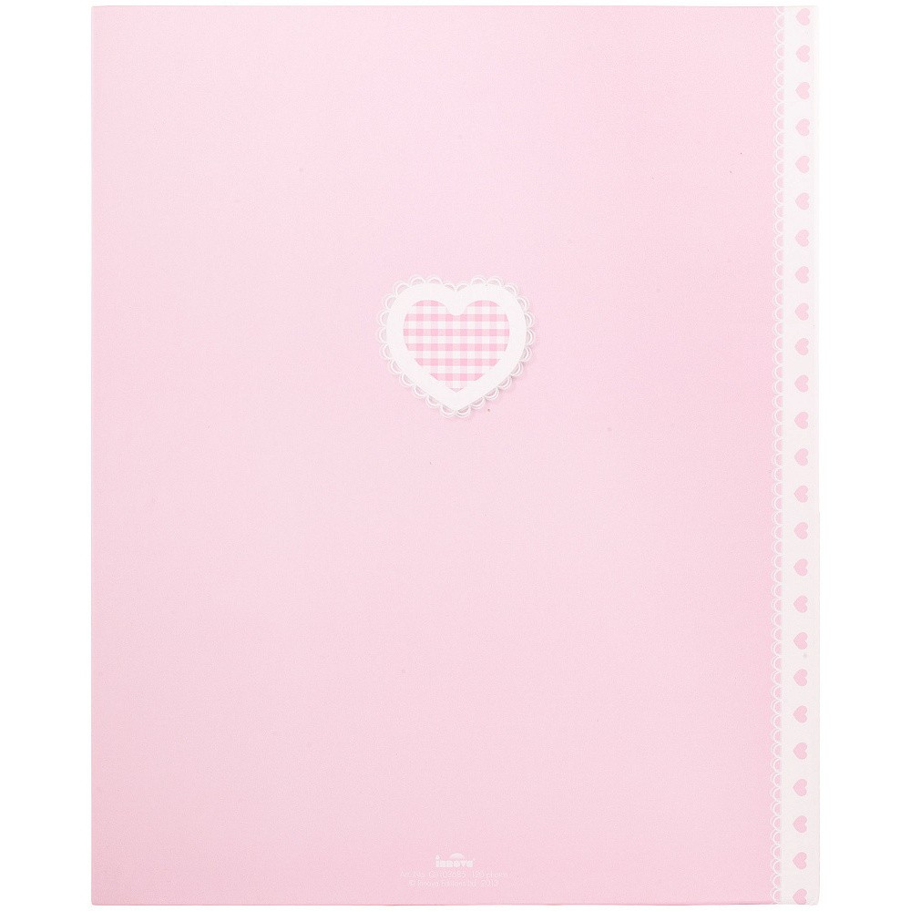 Фотоальбом Innova Baby's First Year 10x15/15x20 на 200/20 фото, с кармашками, картон, розовый