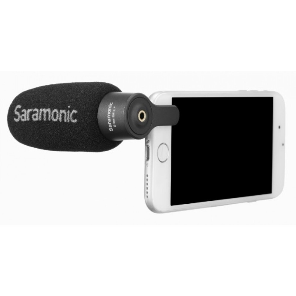 Микрофон Saramonic SmartMic+ направленный для смартфонов, разъем 3,5 мм TRRS