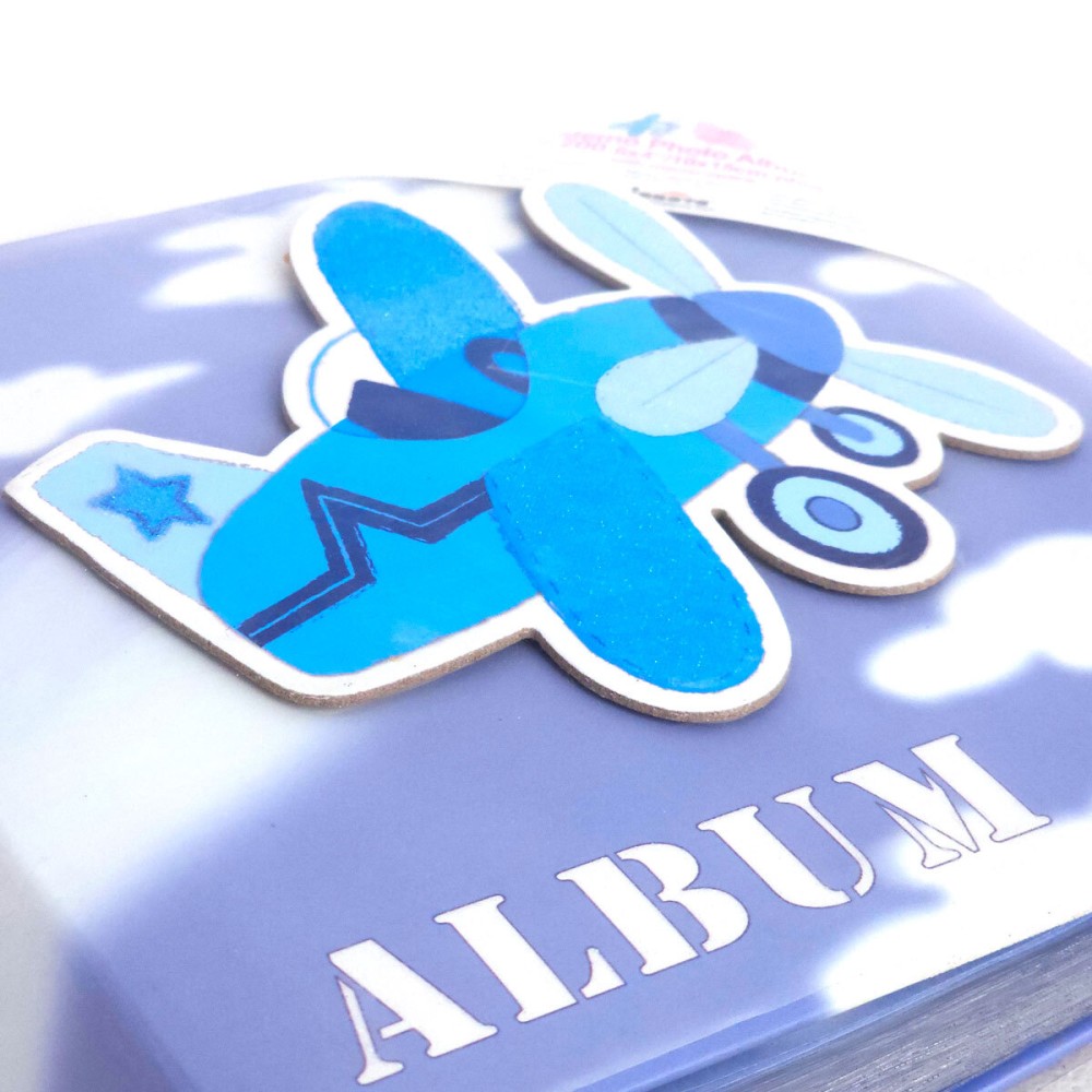 Фотоальбом Innova Memo Playful Sky 10x15 на 200 фото, с кармашками, картон, голубой (Q419940M)