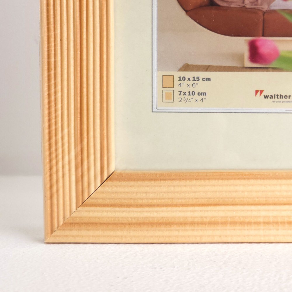 Фоторамка Walther Grado 10x15, дерево/стекло, натуральный (HI 015 H)