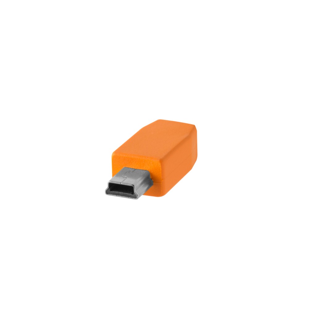 Кабель Tether Tools TetherPro USB-C to 2.0 Mini-B 5-Pin 4.6m Orange [CUC2415-ORG]