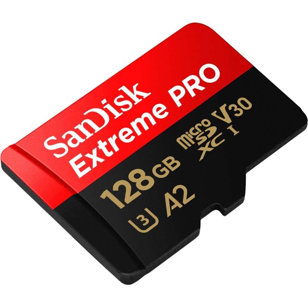 Карта памяти SanDisk Extreme Pro microSDXC 128GB UHS-I U3 V30, A2, R/W 200/90 МБ/с