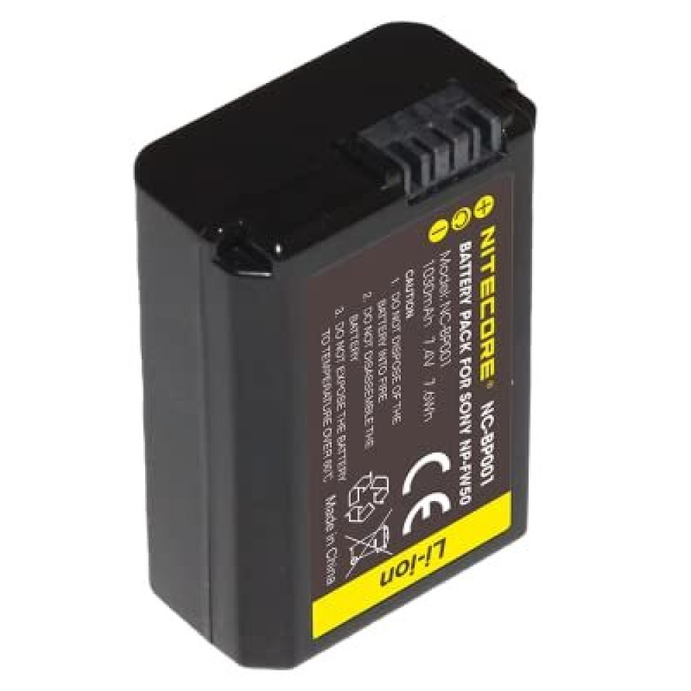 Аккумулятор Nitecore NC-BP001 аналог Sony NP-FW50