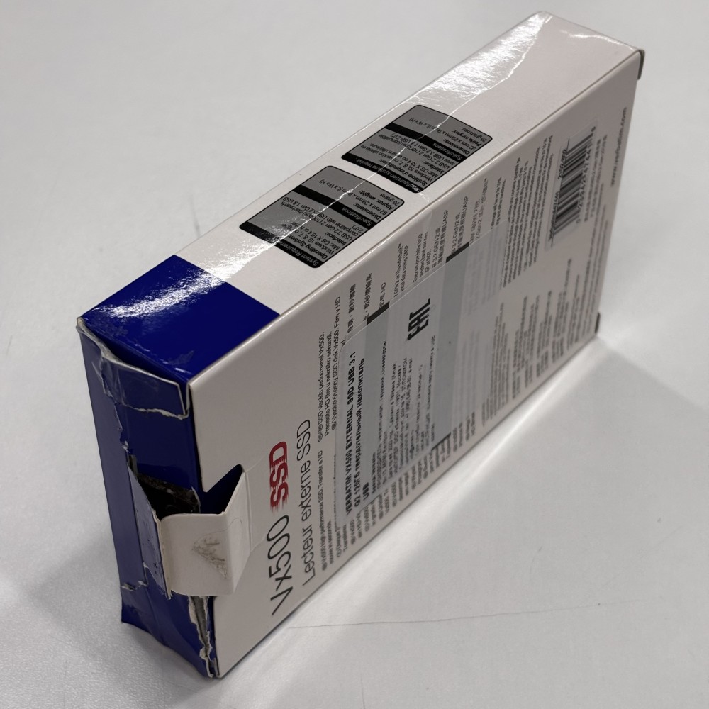 Накопитель Verbatim VX500 External SSD USB 3.1 Gen2 120GB, R/W 500/290 МБ/с как новый