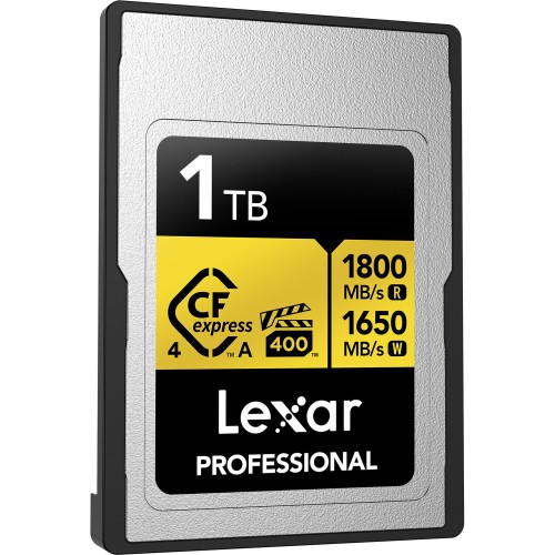Карта памяти Lexar Professional Gold CFexpress 4.0 Type A 1TB VPG400, R/W 1800/1650 МБ/с