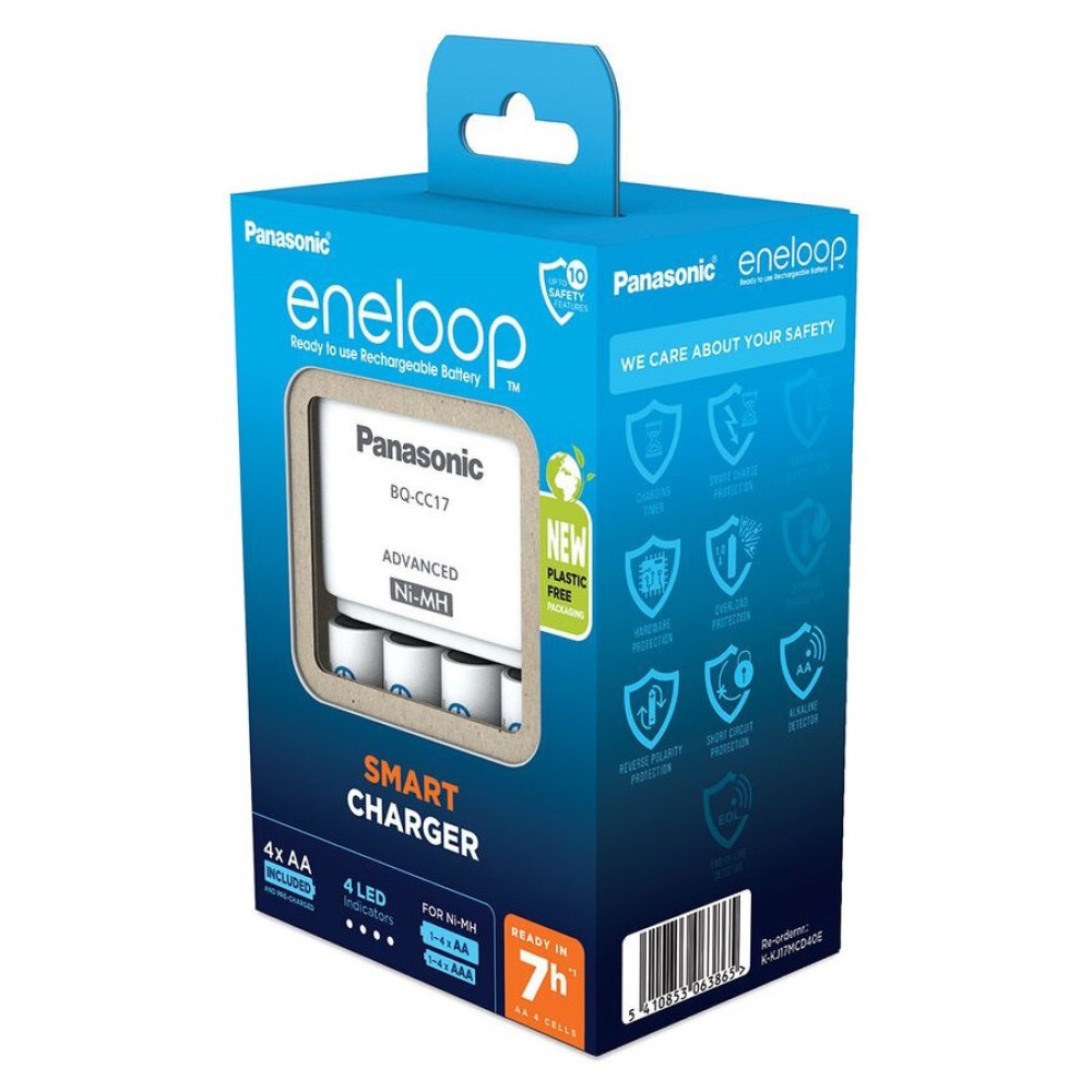 Зарядное устройство Panasonic Eneloop Advanced K-KJ17MCD40E для AA/AAA + 4шт AA 2000 mAh