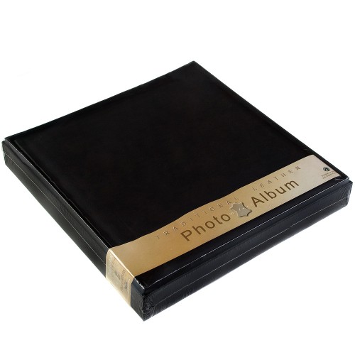 Фотоальбом Innova Bonded Leather 36х36 на 60 стр., под уголки, винил, черный (Q609935)