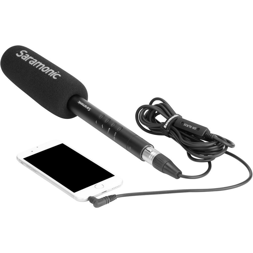 Кабель Saramonic SR-XLR35 переходник с XLR "мама" на 3,5 мм TRS/TRRS, длина 3 м