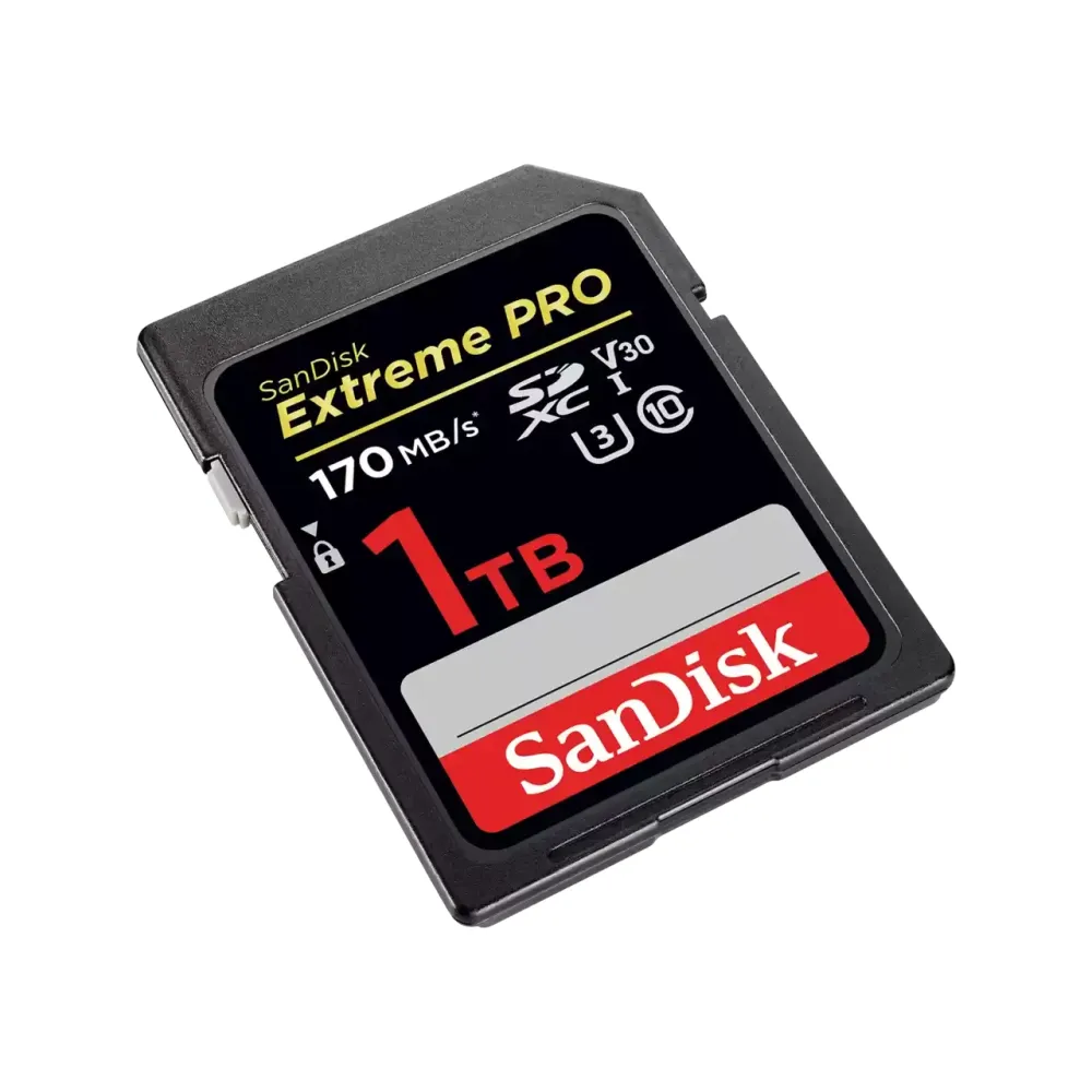 Карта памяти SanDisk Extreme Pro SDXC 1TB UHS-I U3 V30, R/W 170/90 МБ/с