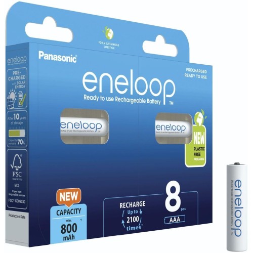 Аккумулятор Panasonic Eneloop BK-4MCDE/8BE 800 mAh 8шт AAA
