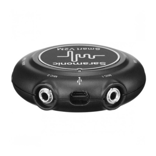 Внешняя звуковая карта Saramonic Smart V2M, вход: 2х 3,5 мм; выход: USB-A / USB-C / Lightning