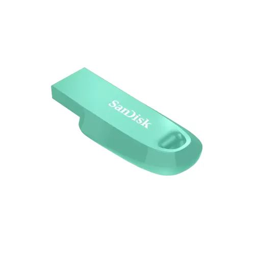 Флеш-накопитель SanDisk Ultra Curve USB 3.2 Gen1 128GB, R 100 МБ/с зеленый