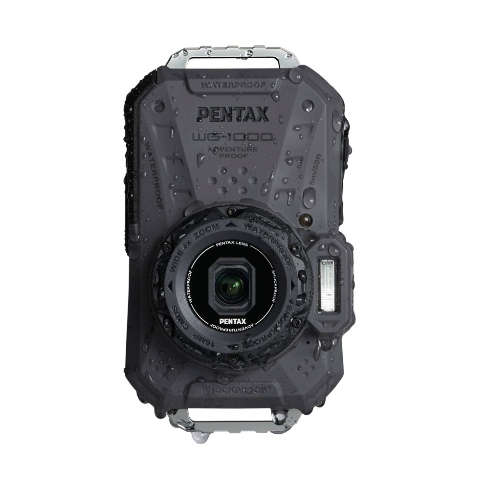Фотоаппарат Pentax WG-1000 водонепроницаемый темно-серый