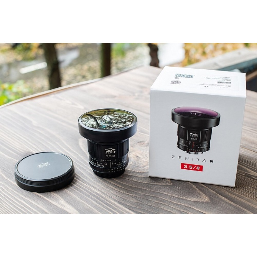 Объектив Зенит Зенитар-C 8mm f/3.5 Canon EF