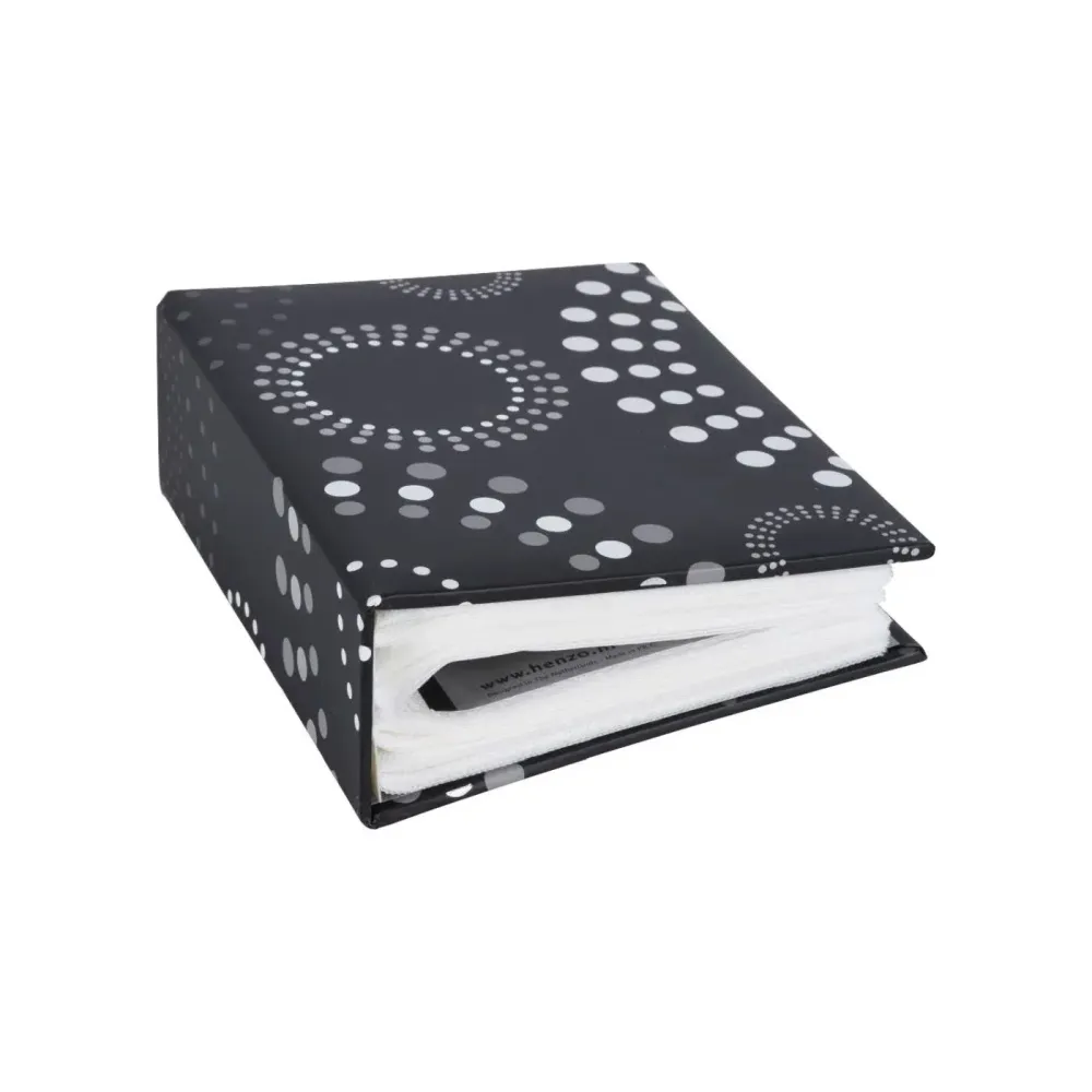 Фотоальбом Henzo Zahra Minimax 10x15 на 100 фото с кармашками, картон, черный (19.658.00)