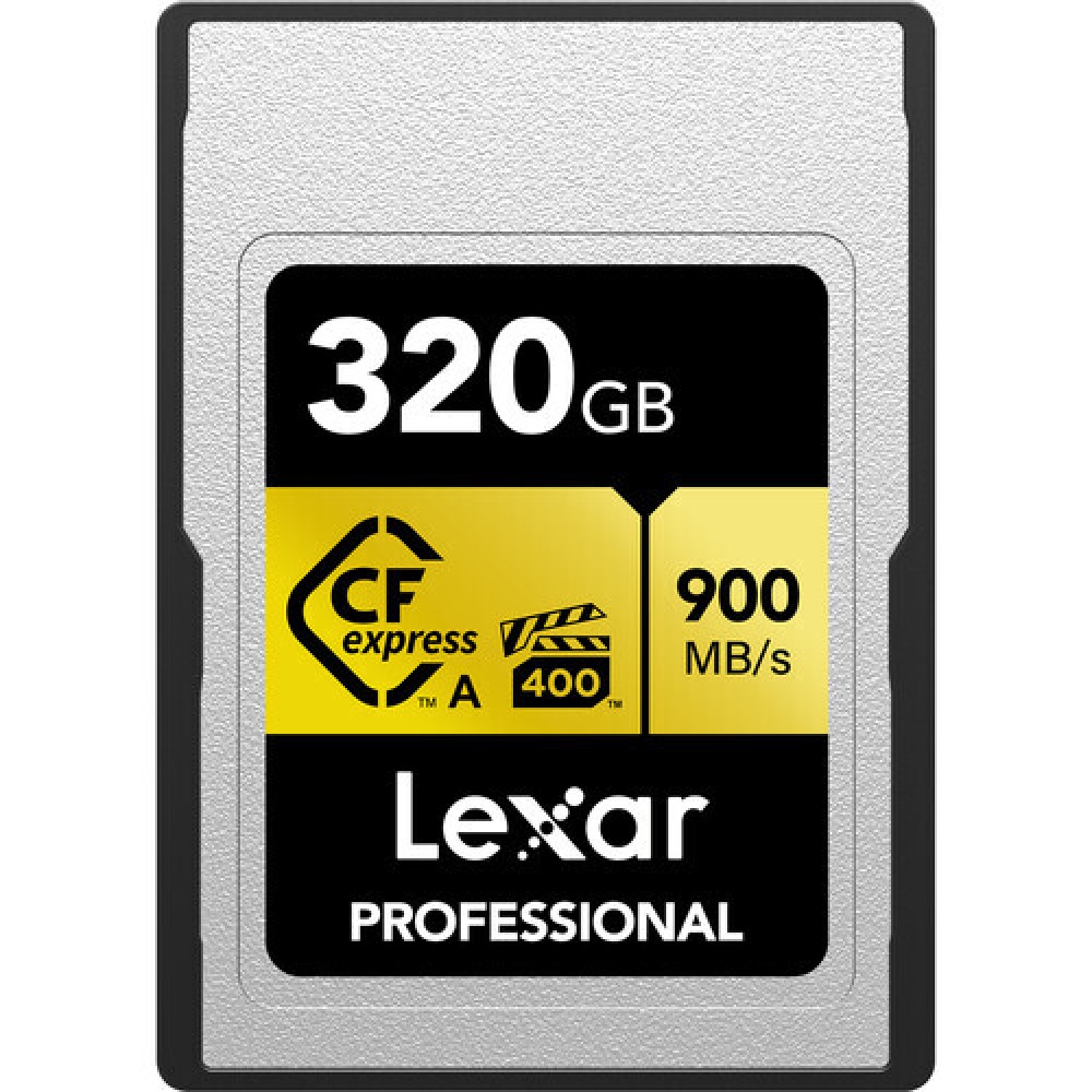 Карта памяти Lexar Professional Gold CFexpress Type A 320GB VPG400, R/W 900/800 МБ/с