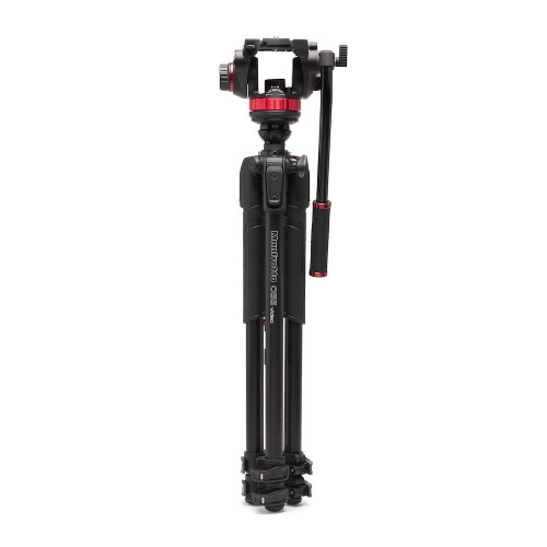 Видеоштатив Manfrotto MVK502055XPRO3V голова MVH502AH, штатив MT055ХPRO алюминиевый